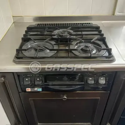 施工前のビルトインガスコンロ（PKD-36GFA1）