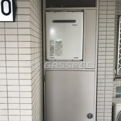 施工後の給湯器（リンナイ RUF-A2405SAW(B)）
