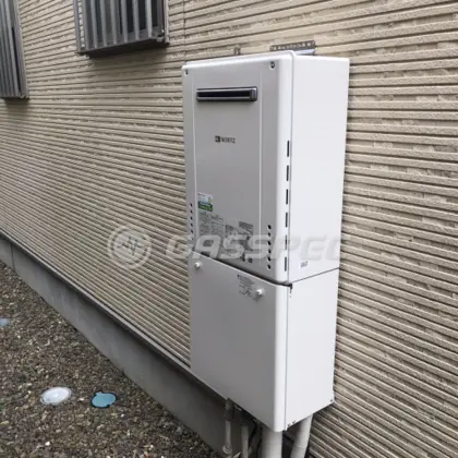 施工後の給湯器（ノーリツ GT-2460SAWX-1 BL）