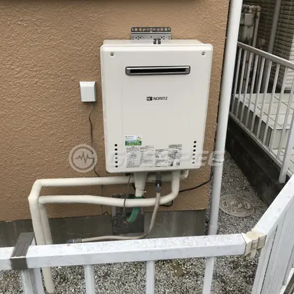 施工後の給湯器（ノーリツ GT-2060SAWX-1 BL）