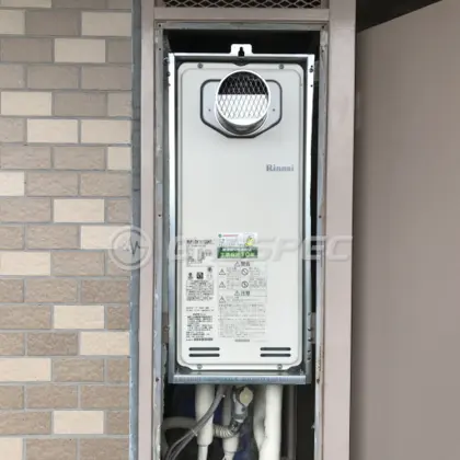 施工後の給湯器（リンナイ RUF-SA1615SAT）