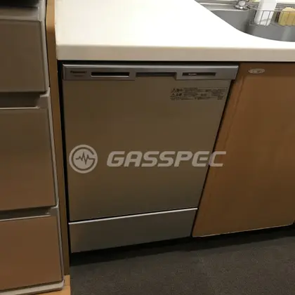 施工後のビルトイン食洗機（パナソニック NP-45MC6T）