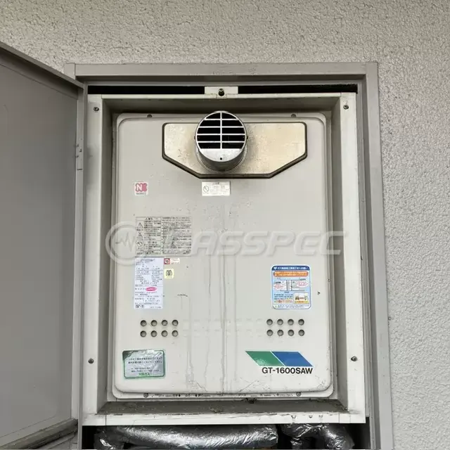 交換前の給湯器（ノーリツ GT-1600SAW-T）
