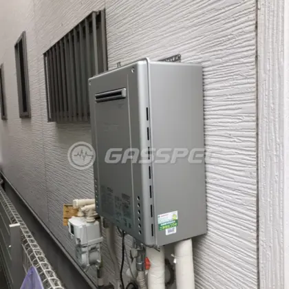 施工後の給湯器（ノーリツ GT-C2462AWX BL）