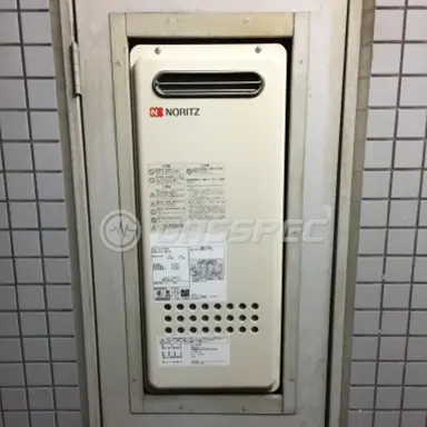 施工後の給湯器（ノーリツ GQ-1628WS BL）
