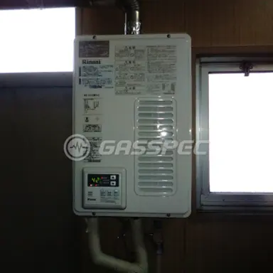 施工後の給湯器（リンナイ RUX-V1615SWFA-E）