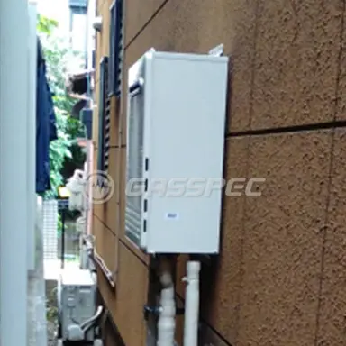 施工後の給湯器（ノーリツ GT-C2452SAWX-2 BL）