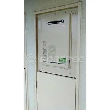 施工後の給湯器（リンナイ RUX-A1611W-E）
