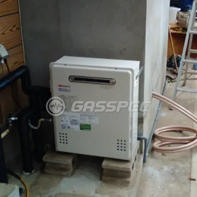 施工後の給湯器（ノーリツ GT-C2452ARX-2 BL）