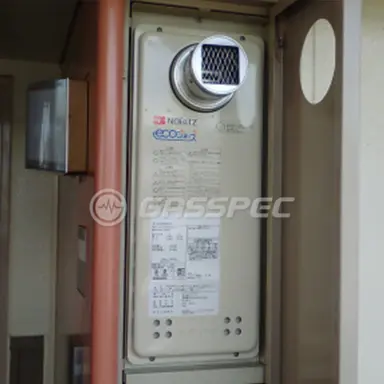施工後の給湯器（ノーリツ GT-CV1663AWX-T BL）