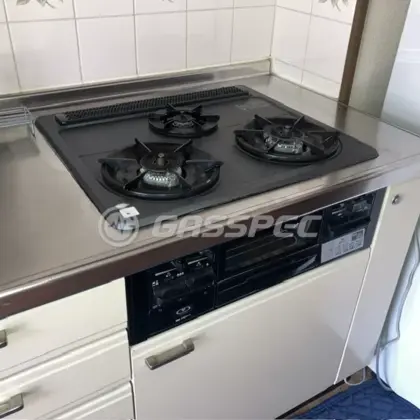 施工前のビルトインガスコンロ（C3GE6RJL）