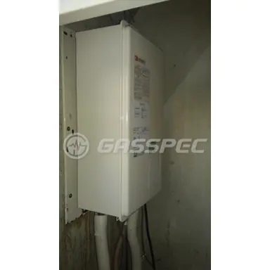 施工後の給湯器（ノーリツ GQ-2037WS-FFB BL）