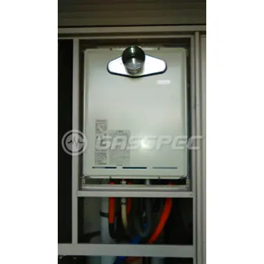 施工後の給湯器（リンナイ RUF-A2405SAT-L）