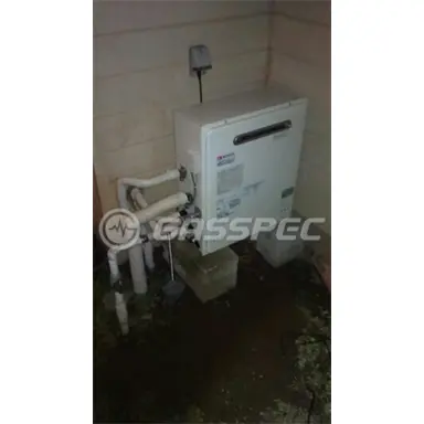 施工後の給湯器（ノーリツ GT-C2052SARX-2 BL）