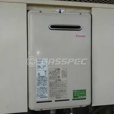 施工後の給湯器（リンナイ RUX-A1611W-E）