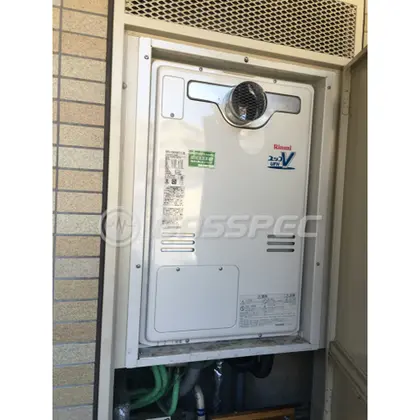施工後の暖房熱源機（リンナイ RUFH-V2403SAT2-3(B)）