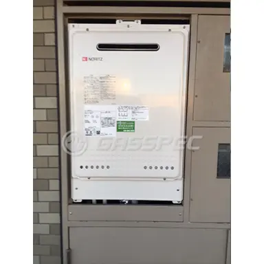 施工後の給湯器（ノーリツ GT-1650AWX-2 BL）