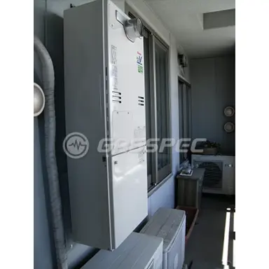 施工後の暖房熱源機（リンナイ RUFH-V2403SAT2-3(B)）