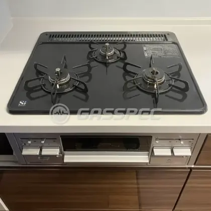 施工前のビルトインガスコンロ（TN36V-60）