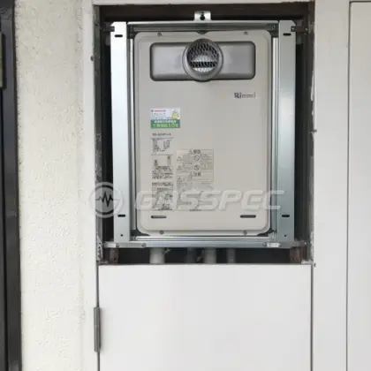 施工後の給湯器（リンナイ RUX-A1615T-L-E）