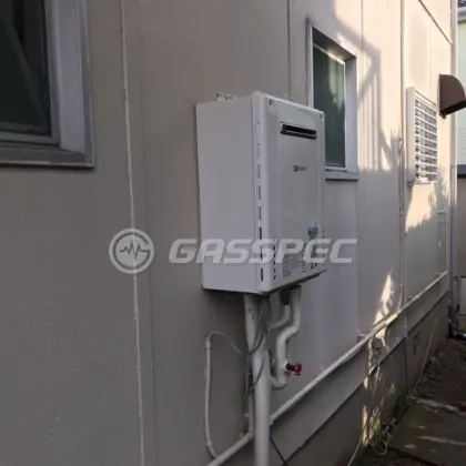 施工後の給湯器（ノーリツ GT-2060SAWX-1 BL）