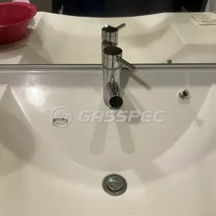 施工前の水栓・蛇口（GLM01MKS）