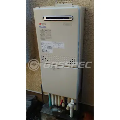 施工後の給湯器（ノーリツ GT-C2452AWX-2 BL）