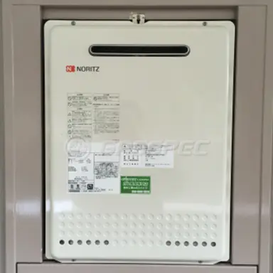 施工後の給湯器（ノーリツ GT-2050SAWX-2 BL）