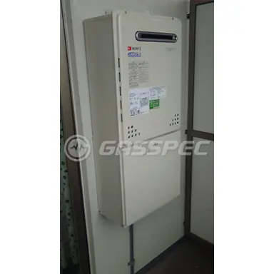 施工後の給湯器（ノーリツ GT-C2452AWX-2 BL）