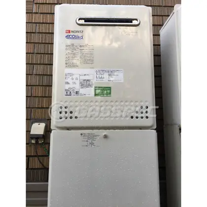 施工後の給湯器（ノーリツ GT-C2452AWX-2 BL）