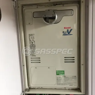 施工後の暖房熱源機（リンナイ RUFH-V2403AA2-3(B)）