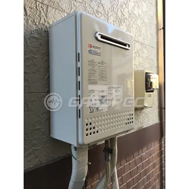 施工後の給湯器（ノーリツ GT-C2452SAWX-2 BL）