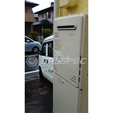 施工後の給湯器（ノーリツ GT-C2452AWX-2 BL）