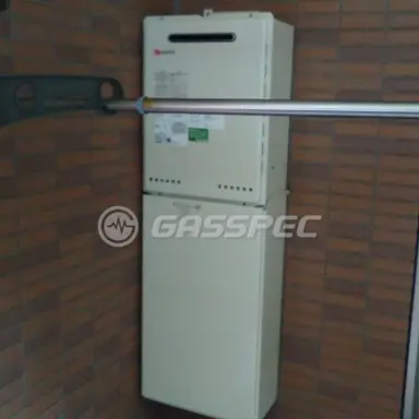 施工後の給湯器（ノーリツ GT-2450SAWX-2 BL）