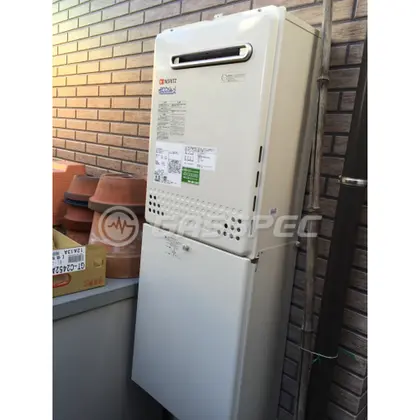 施工後の給湯器（ノーリツ GT-C2452AWX-2 BL）
