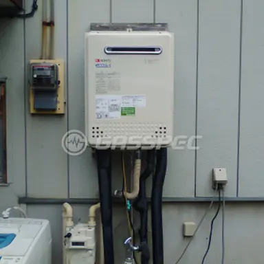 施工後の給湯器（ノーリツ GT-C2452SAWX-2 BL）