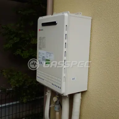施工後の給湯器（ノーリツ GT-2450SAWX-2 BL）