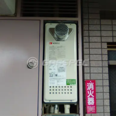 施工後の給湯器（ノーリツ GT-2053AWX-T-2 BL）