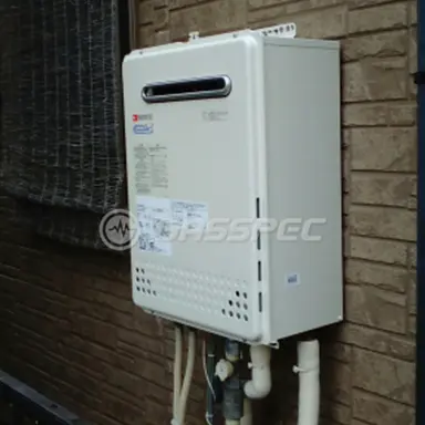 施工後の給湯器（ノーリツ GT-C2452AWX-2 BL）
