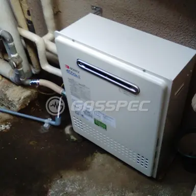 施工後の給湯器（ノーリツ GT-C2452SARX-2 BL）
