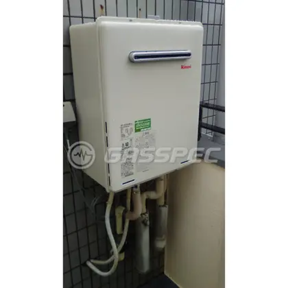 施工後の給湯器（リンナイ RUF-A2005SAW(A)）