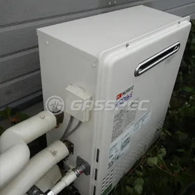 施工後の給湯器（ノーリツ GT-C2052ARX-2 BL）