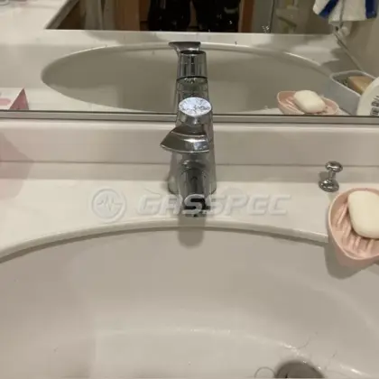 施工前の水栓・蛇口