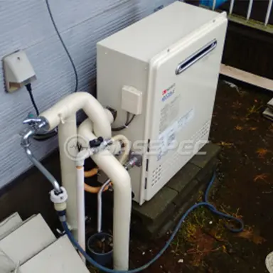 施工後の給湯器（ノーリツ GT-C2452ARX-2 BL）