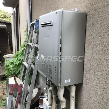 施工後の給湯器（ノーリツ GT-C2462AWX BL）