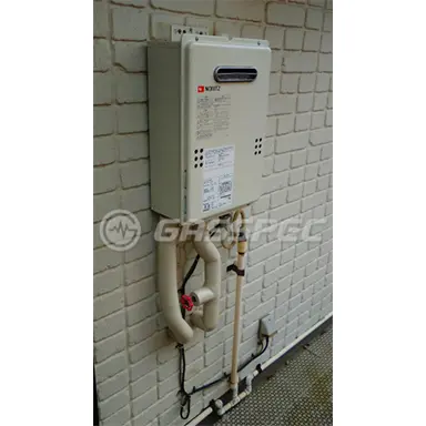 施工後の給湯器（ノーリツ GQ-1639WS）