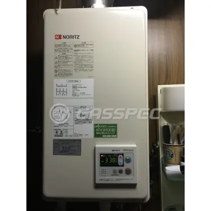施工後の給湯器（ノーリツ GQ-2037WS-FFA BL）