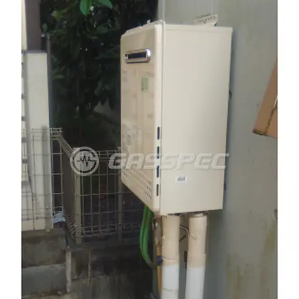 施工後の給湯器（ノーリツ GT-C2452AWX-2 BL）