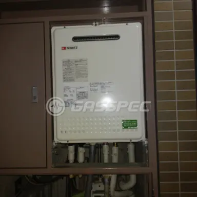 施工後の給湯器（ノーリツ GT-2450AWX-2 BL）