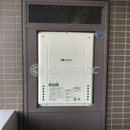 施工後の給湯器（ノーリツ GT-2460SAWX-TB-1 BL）